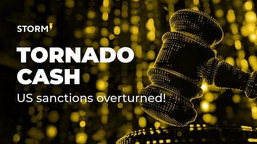 Tornado Cash has US sanctions overturned!
