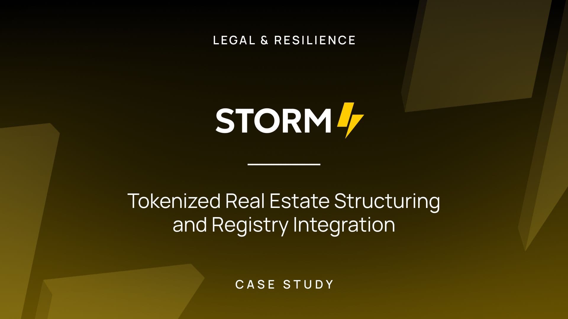 Confidential — Tokenized Real Estate Structuring and Registry Integration — featured image